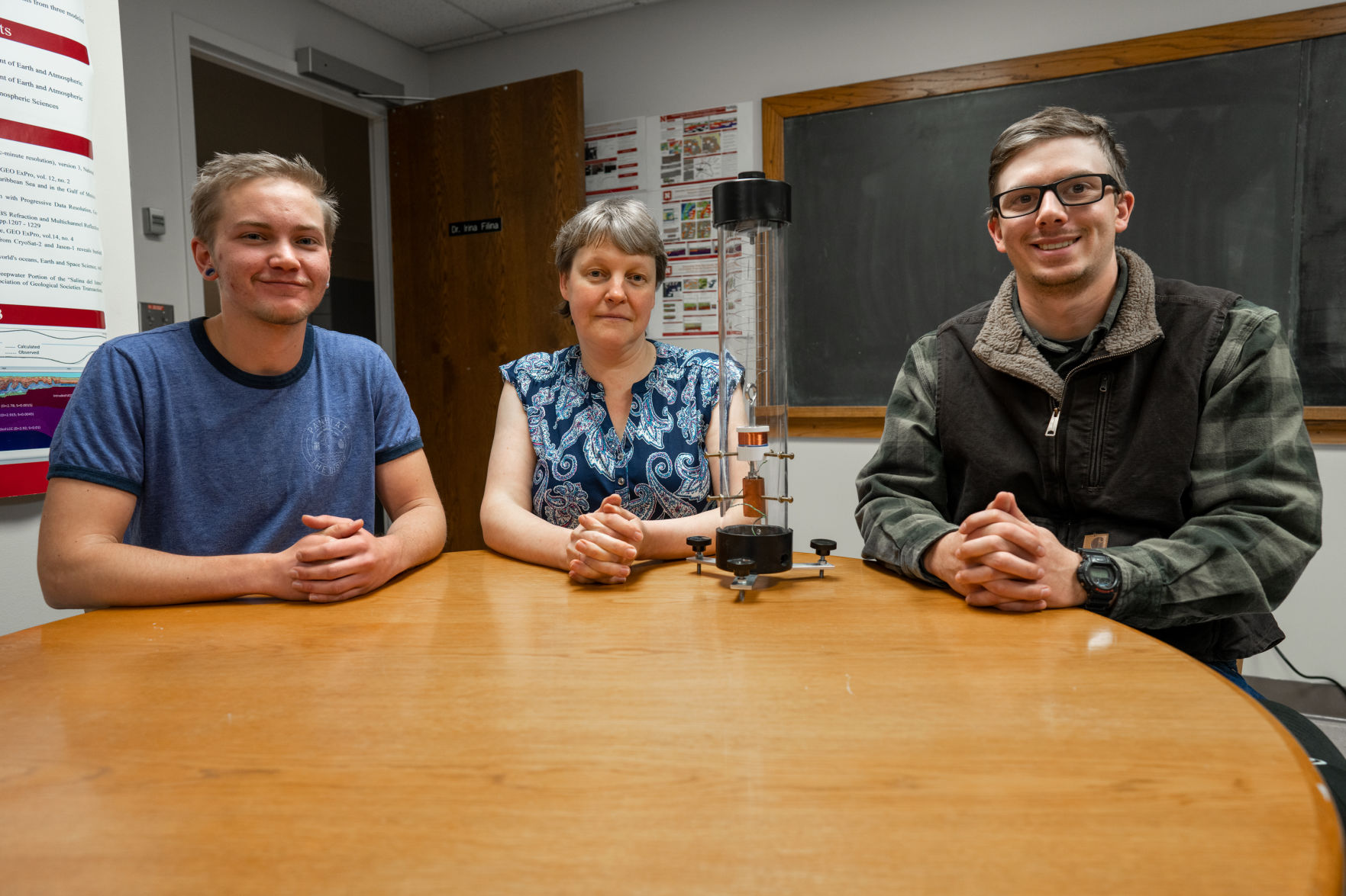 Senior geology majors (2)